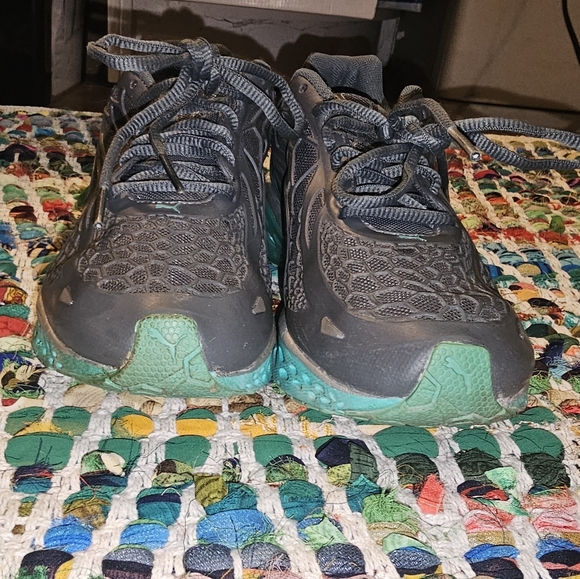 Puma Bioweb Elite Gray Turquoise Blue Ortholite Running Tennis Sneaker Shoes 8.5 - Picture 10 of 13